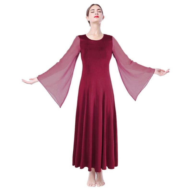 red praise dance dress