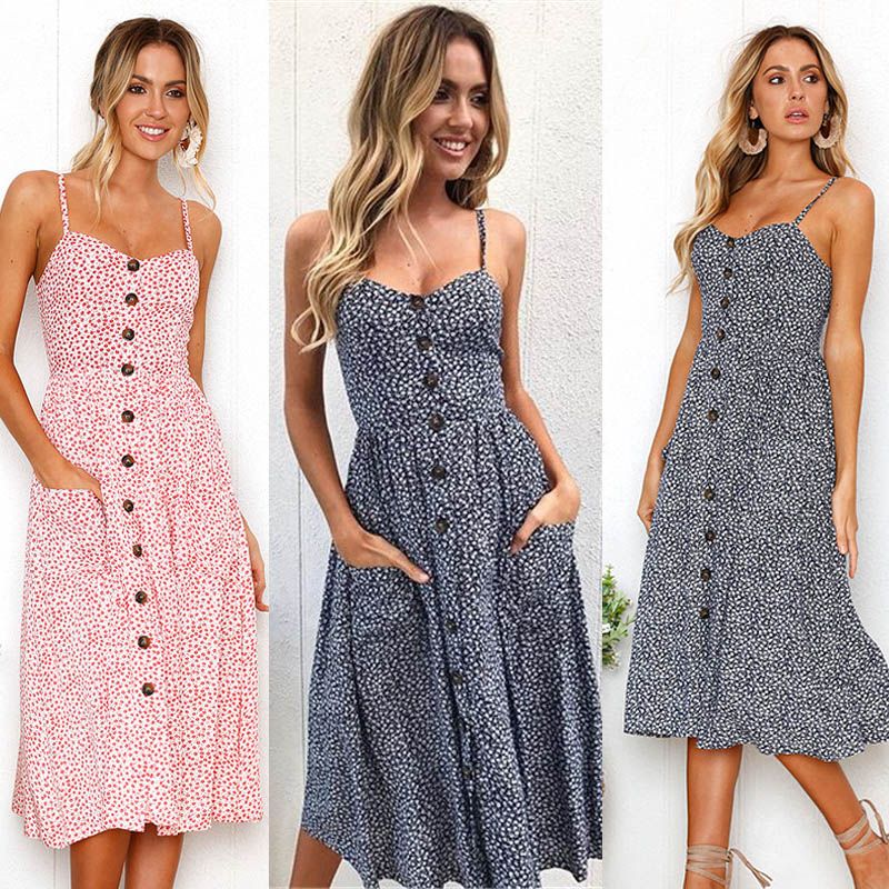 spring casual dresses 2019