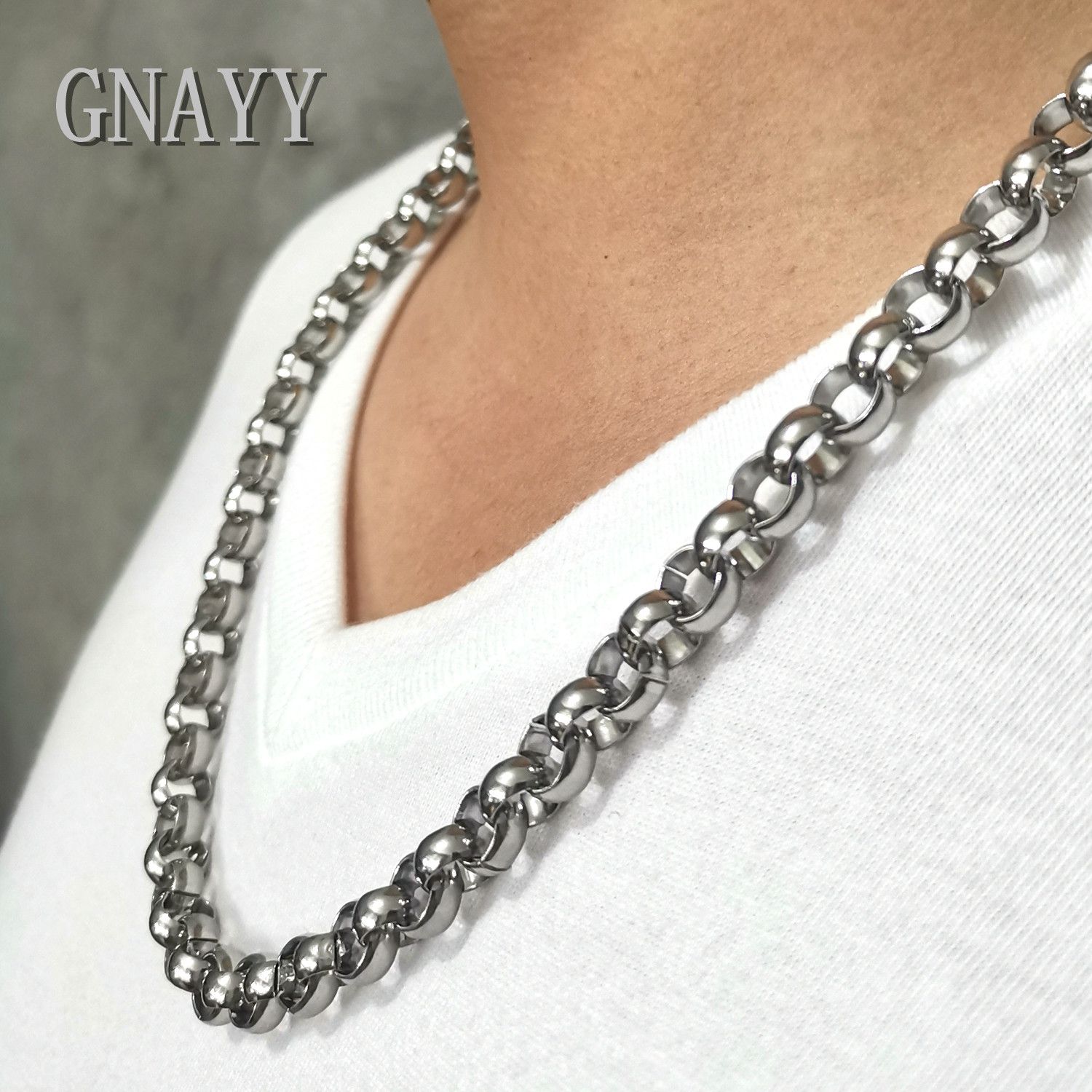 Wholesale Best Sale Jewelry Huge 10mm WIDE Choose 18 32 Inch Stainless