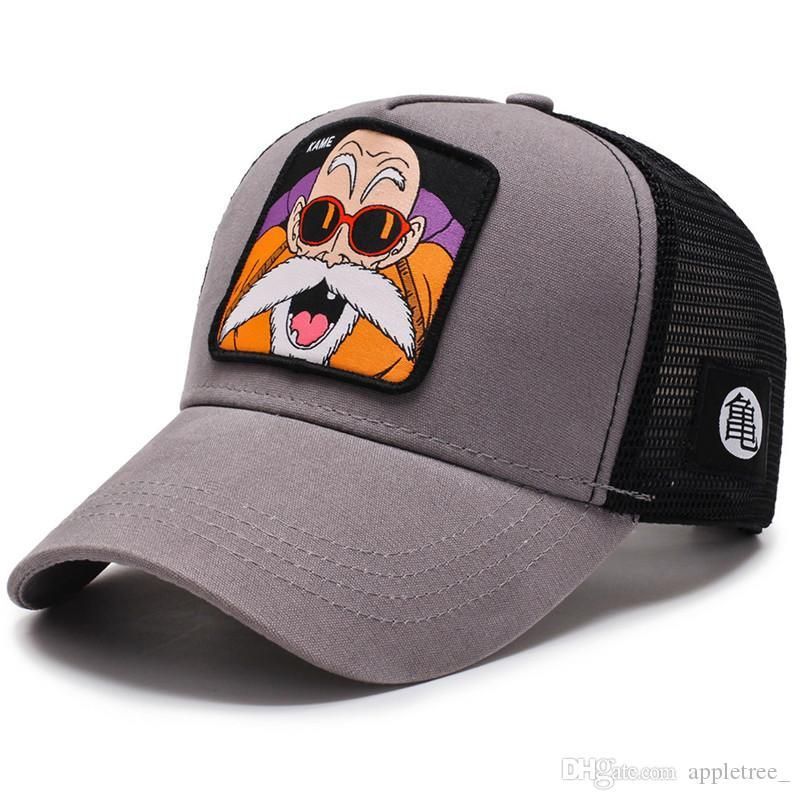 Mens Dragon Ball Gorro GOKU animado bordado de la gorra de béisbol de ala curvada Snapback Mens Dragon Ball Gorro GOKU animado bordado de la gorra de béisbol de ala curvada Snapback