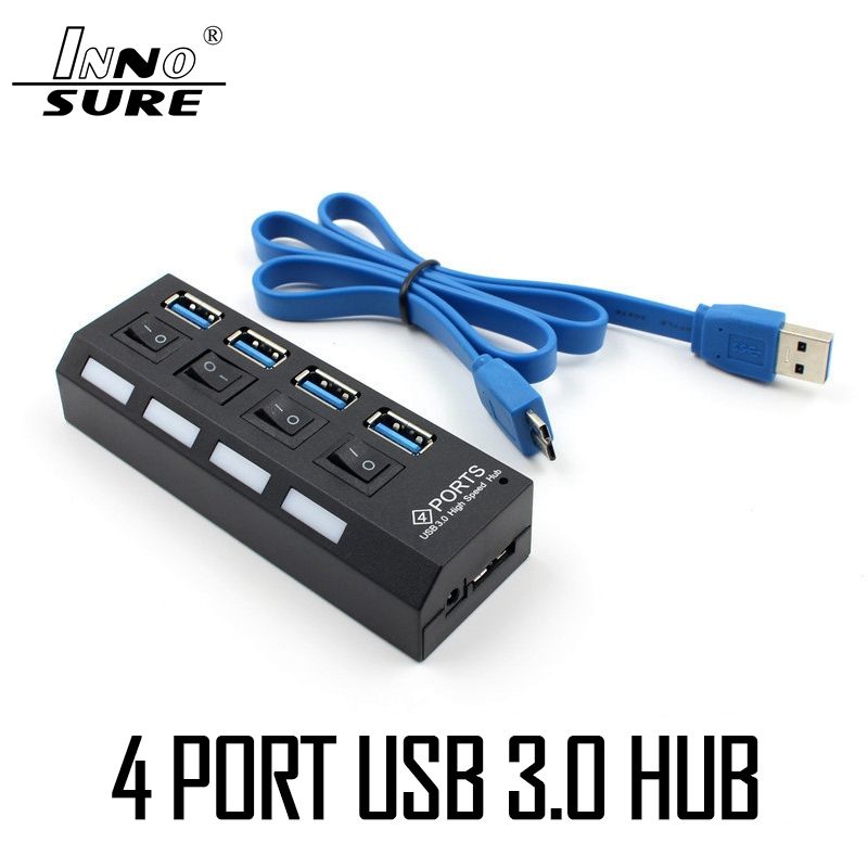 USB Enchufe De Los EEUU De 4 Puertos USB 3.0 5V Cable De Alta