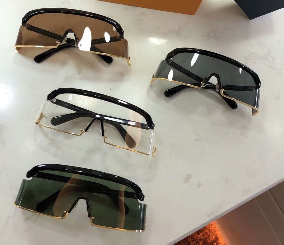 Fahion 1158 gafas de sol de tamaño Negro Gris mujeres gafas de sol