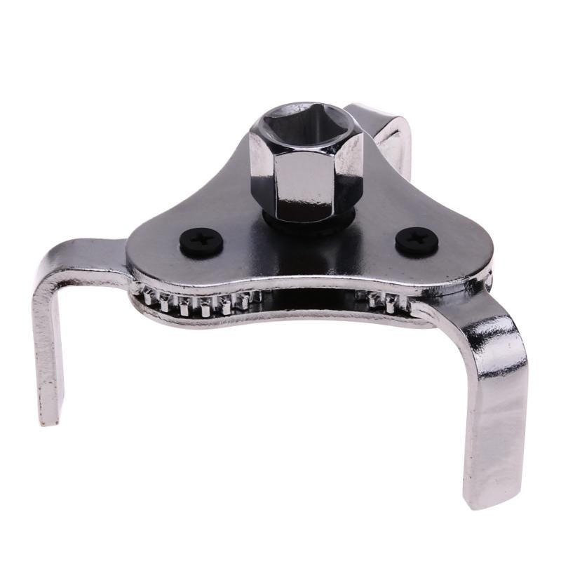 Two Way Oil Filter Wrench Tool Drive 3-Jaw Remover 55-108mm Tool For Car Trucks