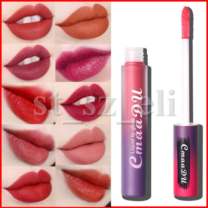 Cmaadu Shimmer Liquid Lipstick Lip Gloss Tint Glitter Toning Waterproof
