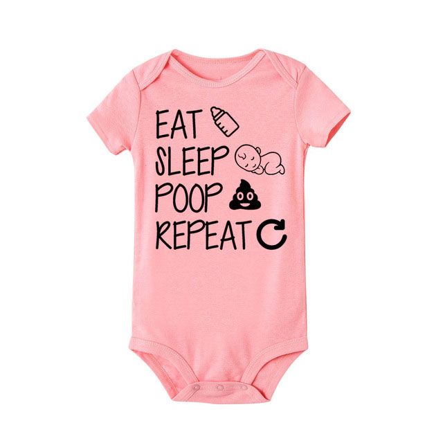 Rainbow Poop Newborn Infant Baby Summer Sleeveless Bodysuit Romper Jumpsuits Playsuit