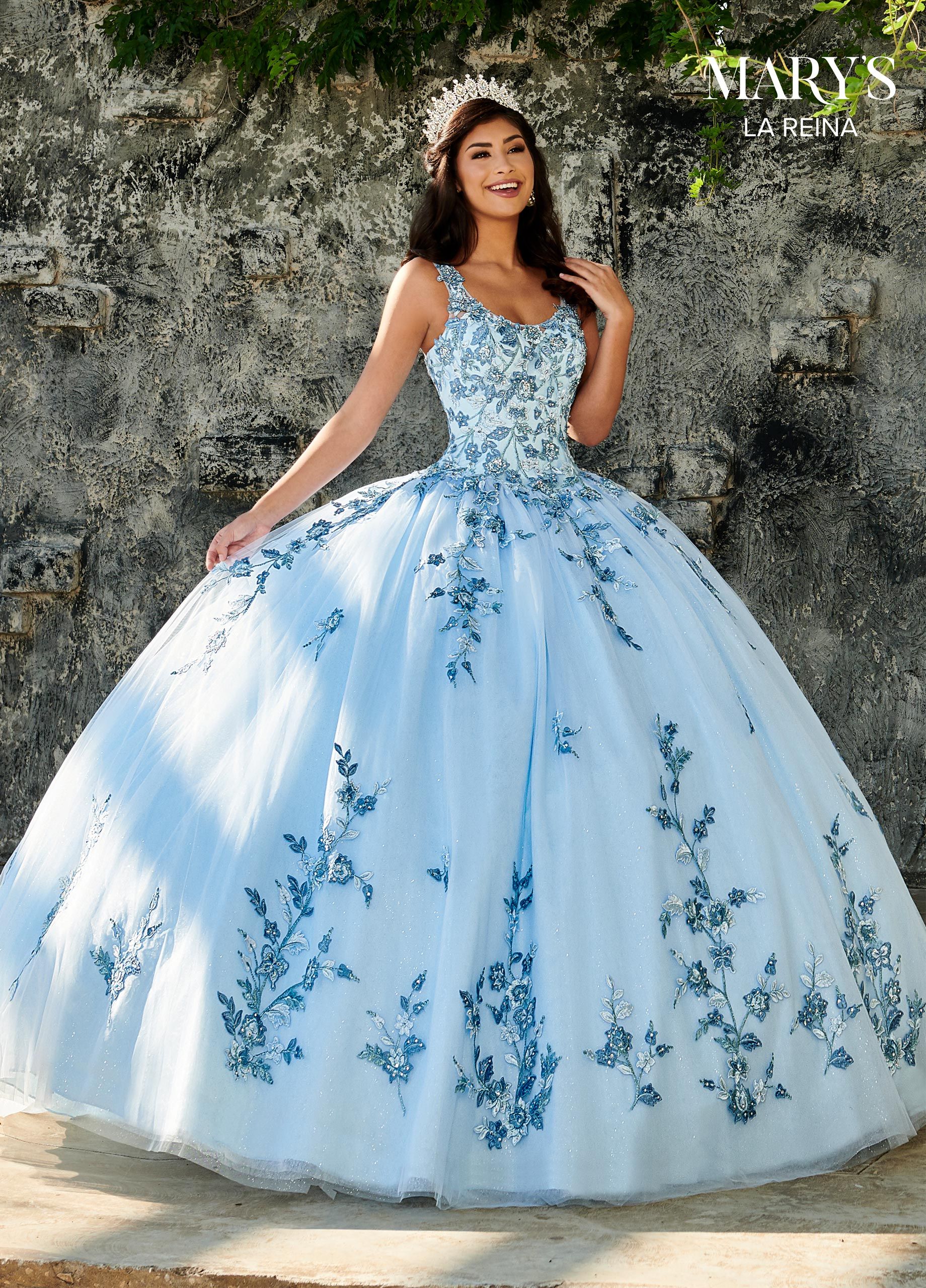 quinceanera dresses in blue