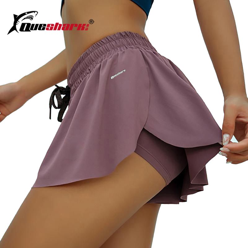 plus size 2 in 1 running shorts