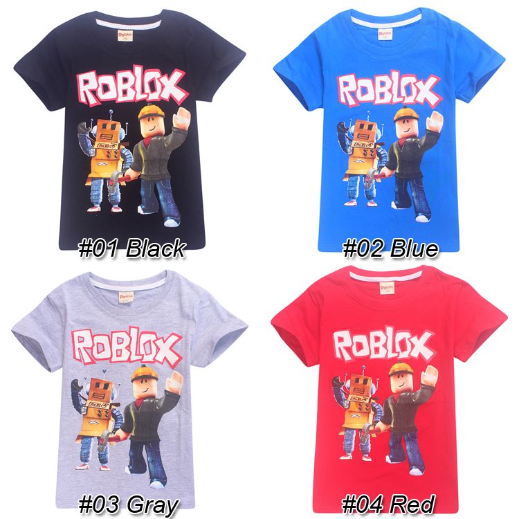 2020 Roblox Kids Tee Shirts 6 14t Kids Boys Girls Cartoon Printed Cotton T Shirts Tees Kids Designer Clothes Dhl Jss247 From Jerry111 6 11 Dhgate Com - dhl promo roblox