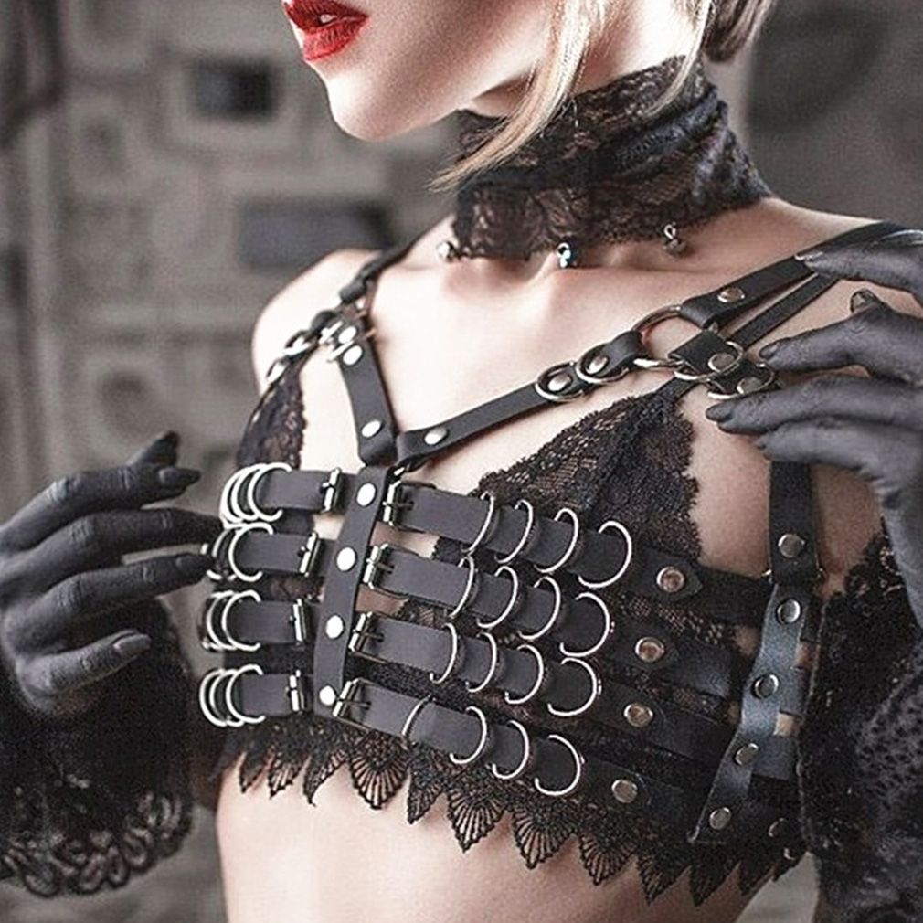 2021 Women Cage Body Bra Exotic Apparel Gothic Sexy L