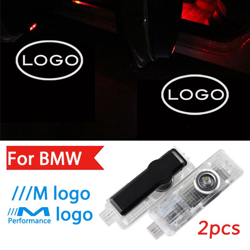 2021 2X Car Light Door Logo Led Projection Lamp Laser For BMW