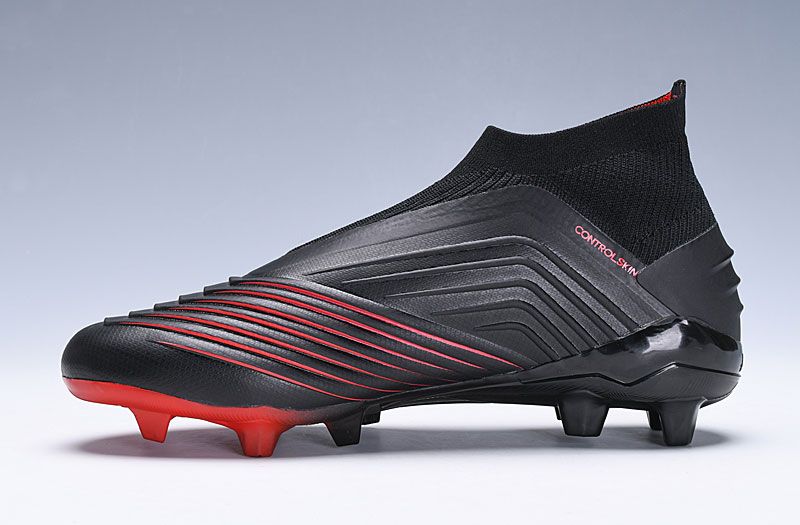 kids red football cleats