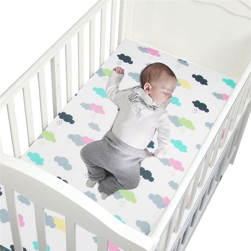 New Cotton Baby Crib Sheets Soft Baby Crib Fitted Sheets