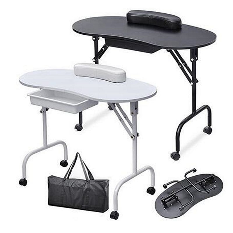 Foldable Portable Nail Table Manicure Equipment For Nail Salon
