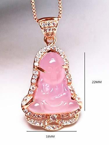 pink jade necklace