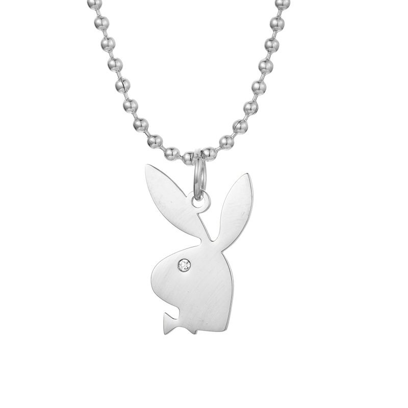 Playboy Bunny Necklace Silver Factory 