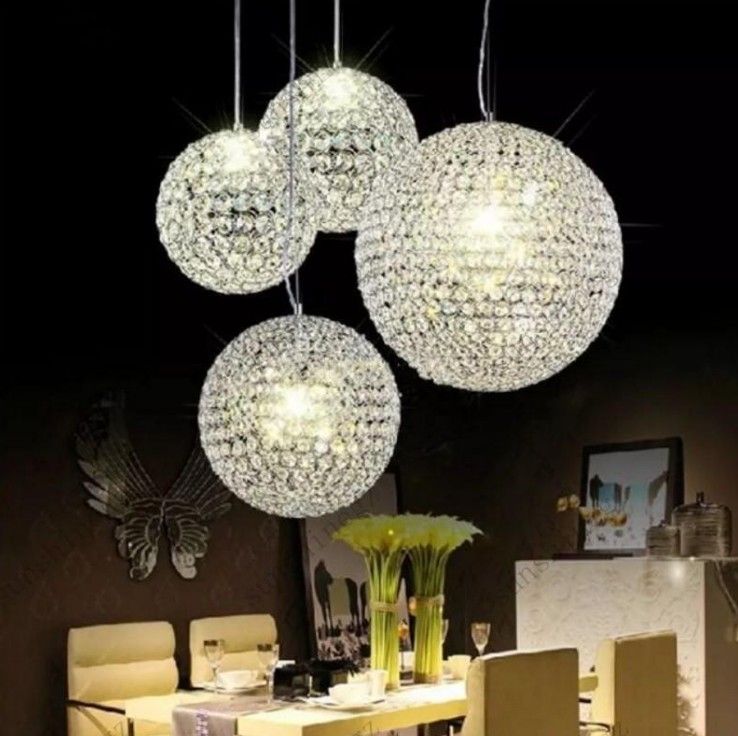 Modern K9 Crystal Round Ball Chandeliers Led Lighting Indoor Ceiling Lights Pendant Lamp Llfa From Nimiled 72 21 Dhgate Com Modern K9 Crystal Round Ball, Modern Round Ball Chandelier