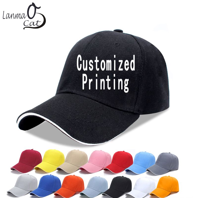 Black Cat King Fashion Adjustable Cotton Baseball Caps Trucker Driver Hat Outdoor Cap Pink