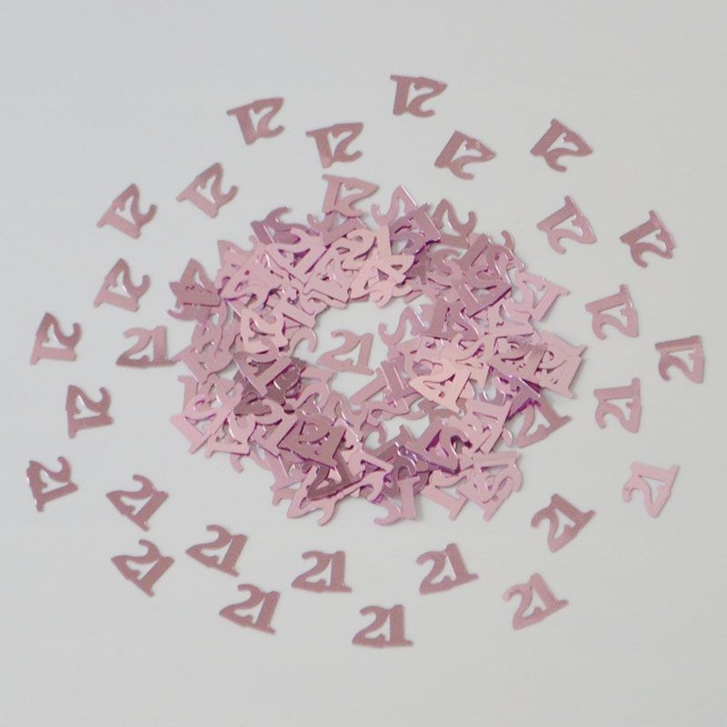 Party Decorations Table Scatters Foil Number Digital Glitz Sprinkle Confetti