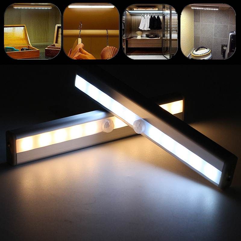 Satin Al 10 Led Sarj Edilebilir Hareket Sensoru Gece Isigi Mutfak Dolap Alti Isiklar Kablosuz Dolap Dolap Usb Pil Aydinlatma Lambasi Tl543 11 Tr Dhgate Com