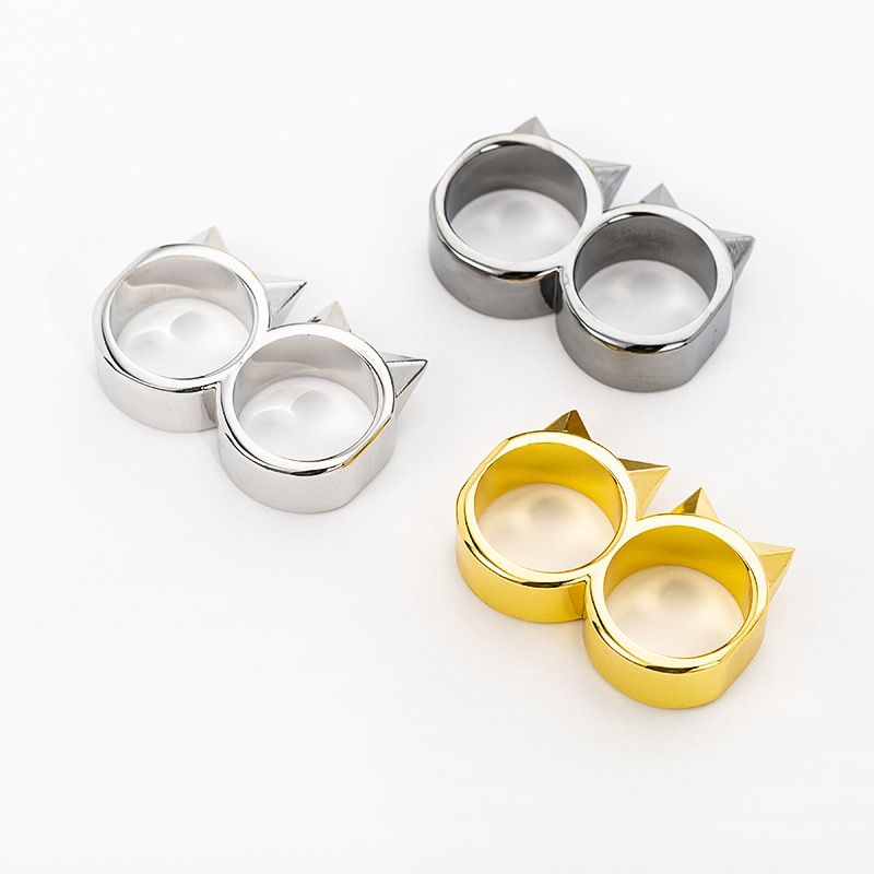 Self Defense Emergency Window Broke Tool Magical Circle Ring Knuckle In Gold Sporting Goods Other Emergency Gear
