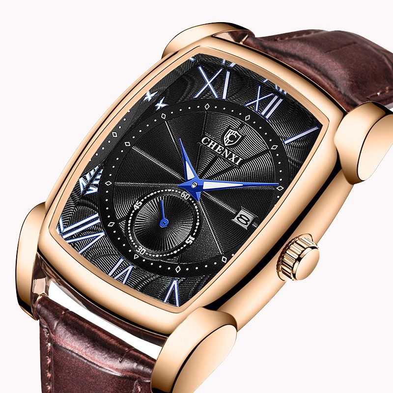 Satin Al Chenxi Marka Vintage Erkekler Izle Retro Gercek Deri Kayis Saat Romen Rakamlari Antik Kare Erkekler Saatler Hediye Tl225 7 Dhgate Comda