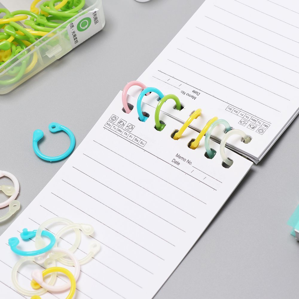 Easy Ring Paper Book Loose Leaf Binder Multi-function Calendar Ring Perfect