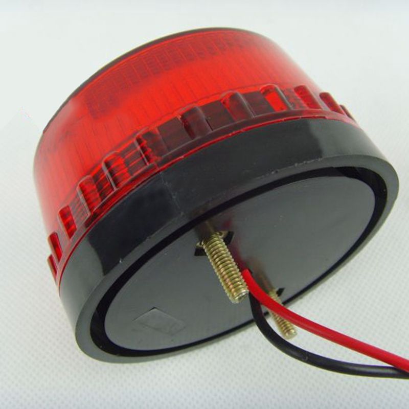 perfeclan Bombilla de Luz de Advertencia Industrial Lámpara de Señal LTE-5061 AC 220V LED Rojo