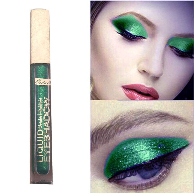 green liquid eyeshadow