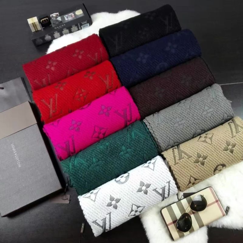 Luxury Designer Scarf Woollen Thread Jacquard Scarfs Ladies Scarf