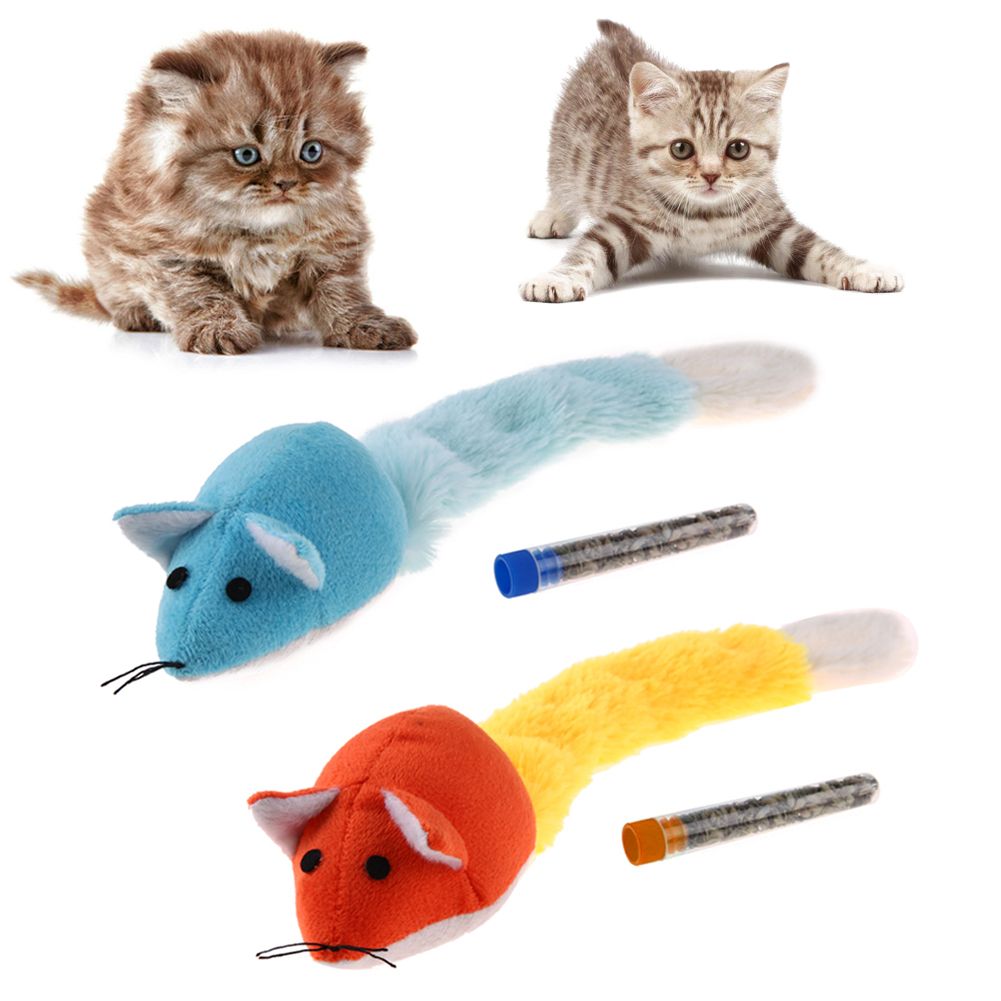 Mouse Style Cat Toys Cotton Plush Pet Kitten Cat Chewing Toys Soft