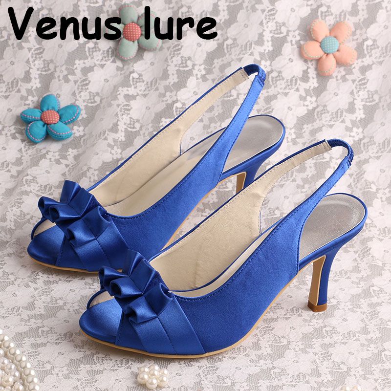 blue slingback sandals