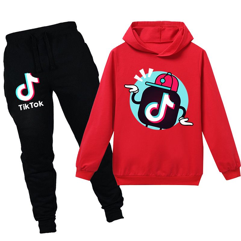 Compra Moda Para Niños Chándal Niños Ropa Casual 2 Pantalones Piezas  Conjunto De Traje Imprimir Traje Tik Tok Deporte Para La Niña Adolescente  Manga Larga Con Capucha Sudaderas Barato | Entrega Rápida
