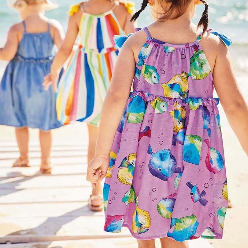 2019 nuevos vestidos de mar niñas trajes de fiesta para la ropa vestidos