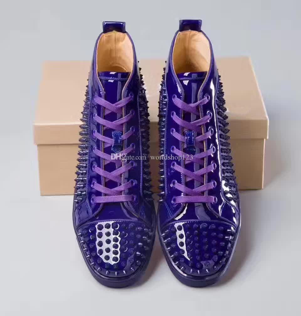 purple red bottoms mens