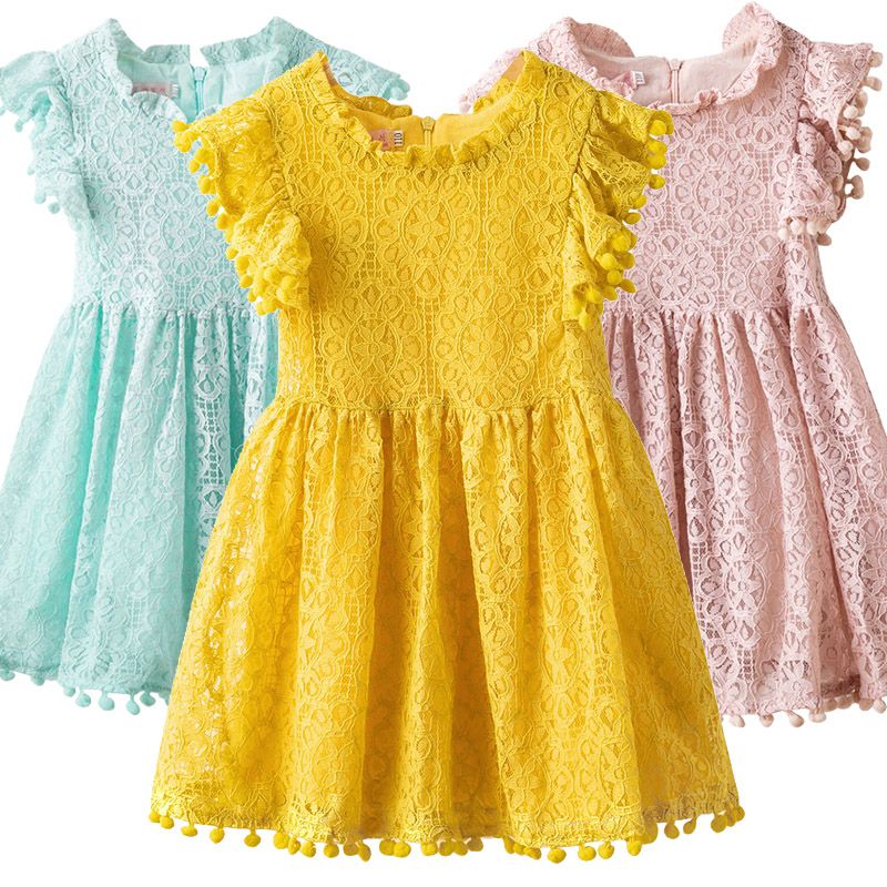 girls yellow summer dress