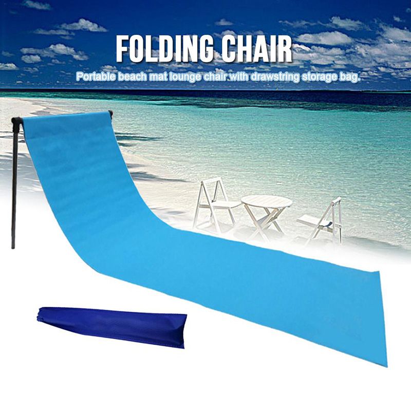 portable beach mat lounge chair