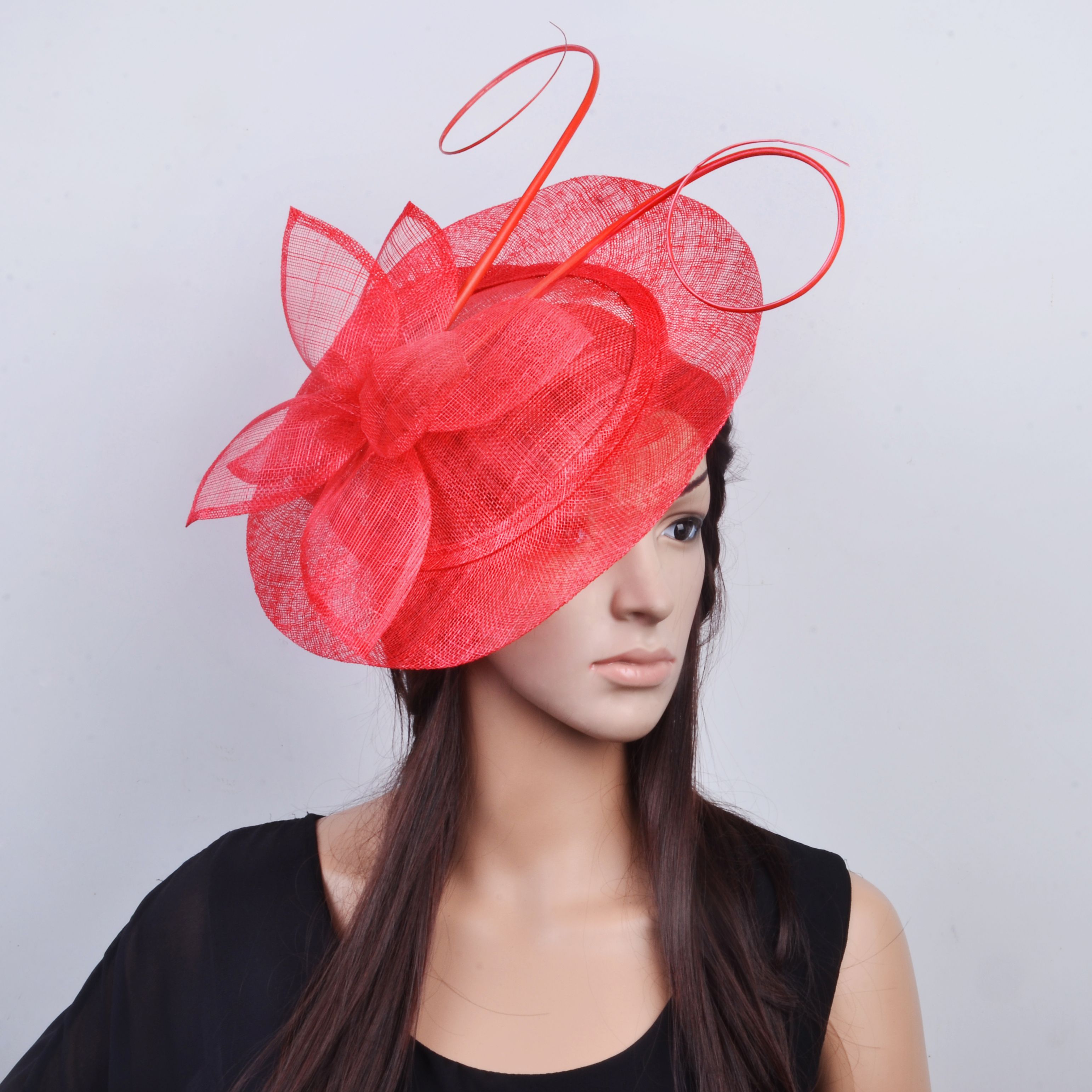 red ascot hat