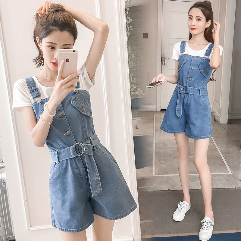 womens tall denim overalls