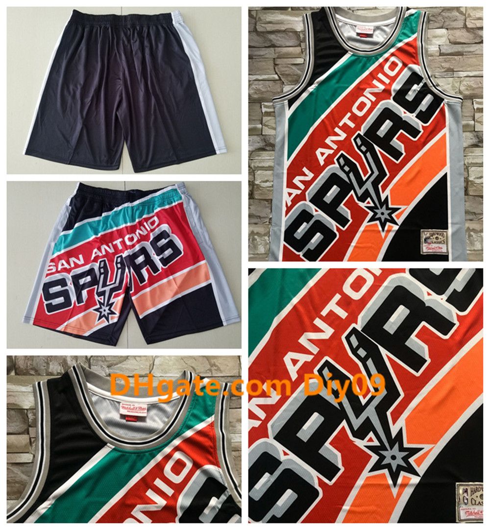 mitchell and ness spurs shorts