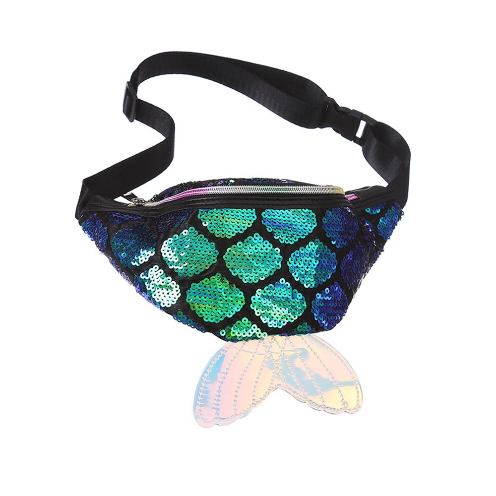 Marsupio da Bambina Marsupio da Donna e Ragazza Carino Borse Marsupi Borse Soldi Viaggio Sportivo Allaperto Dodheah Marsupio Sirena con Paillette
