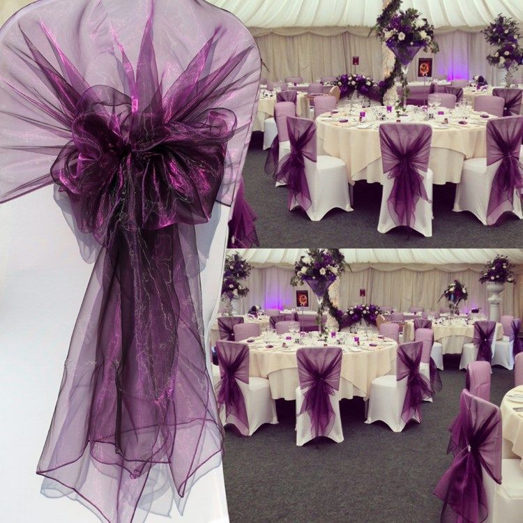 wedding chair covers and sashes