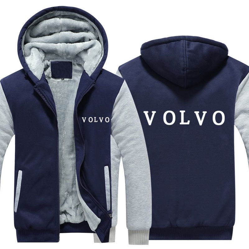 2019 NEW VOLVO Hoodie Men Jacket Full Sweatshirts warm Coat
