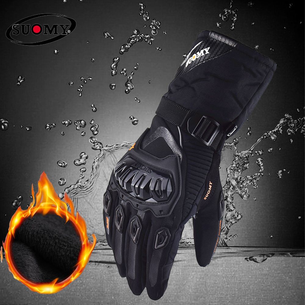 Suomy Winter Warm Motorcycle Gloves 100 Waterproof Windproof