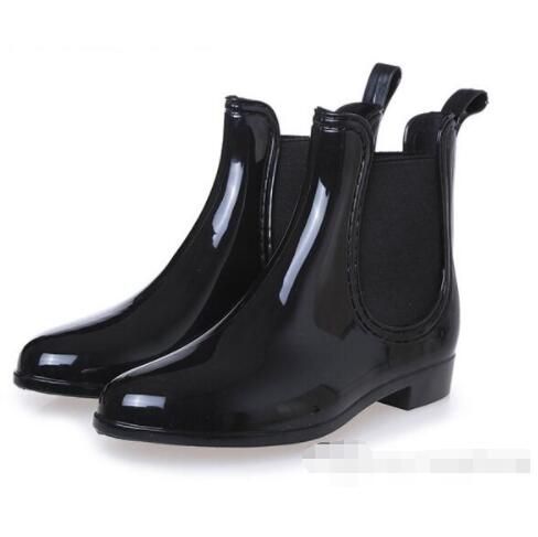 trendy rubber boots