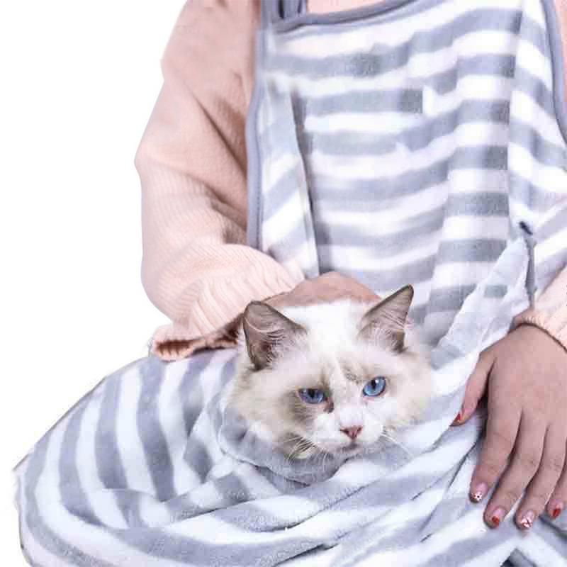 Acheter Sac A Dos Porte Chat Corail Velours Lapin Calin Tablier En Poils De Chat Cheveux Anti Adherent Etreindre Les Vetements De Chien Tenir Pour Le Sac De Poche Pour Chiot De