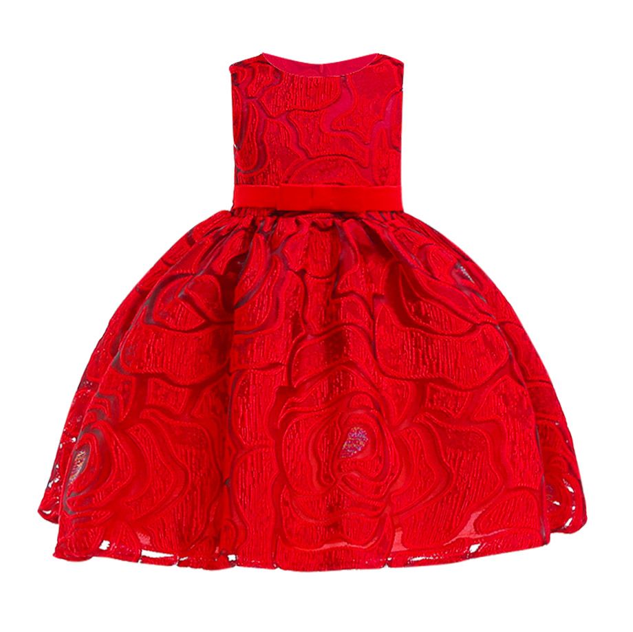 Compra Vestidos Rojos Para Niños Para Niñas Vestido De Niña Elegante De La  Princesa De La Princesa Elegante Para Los Vestidos De Fiesta De Cumpleaños  De La Boda Para Las Niñas Disfraz