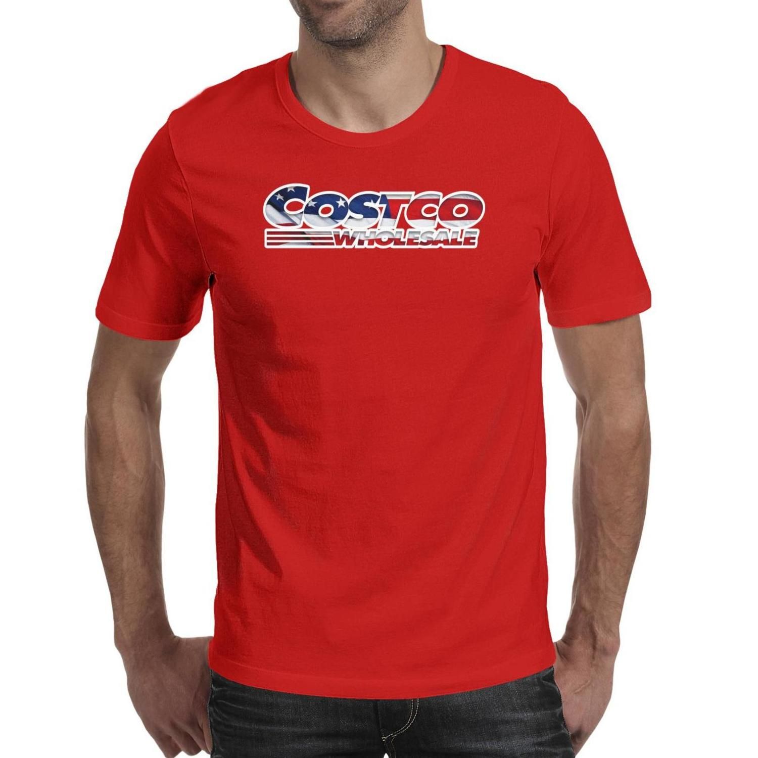 Mens Costco Wholesale 3D Effect American Flag Logo Stock Price Fashion ...