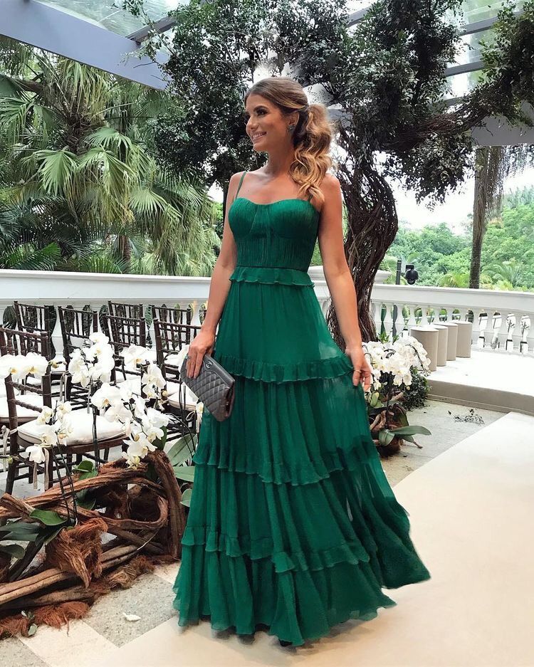 robe maxi verte