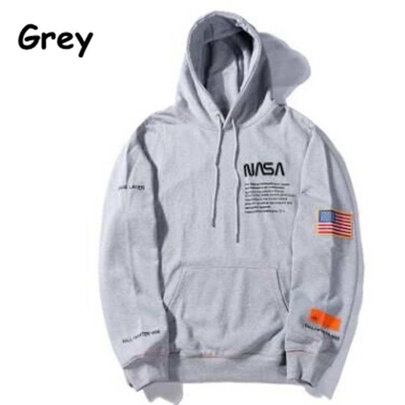 divided nasa moletom com capuz