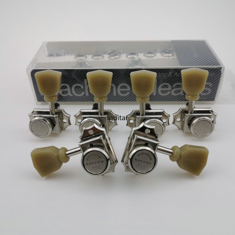 Compra Raras 1 Juego 3R + 3L Guitarra De Níquel De Bloqueo De Cadena De La  Vendimia De Lujo Máquina Eléctrica De Jefes Sintonizadores De Adaptación De  La Guitarra De Las Clavijas